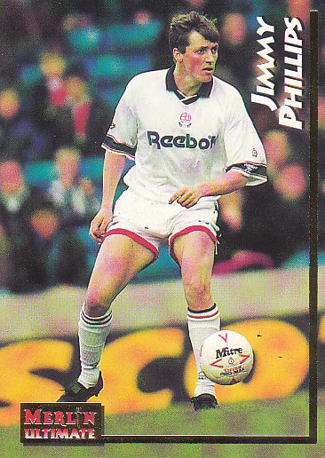 Jimmy Phillips Bolton Wanderers 1995/96 Merlin Ultimate #38